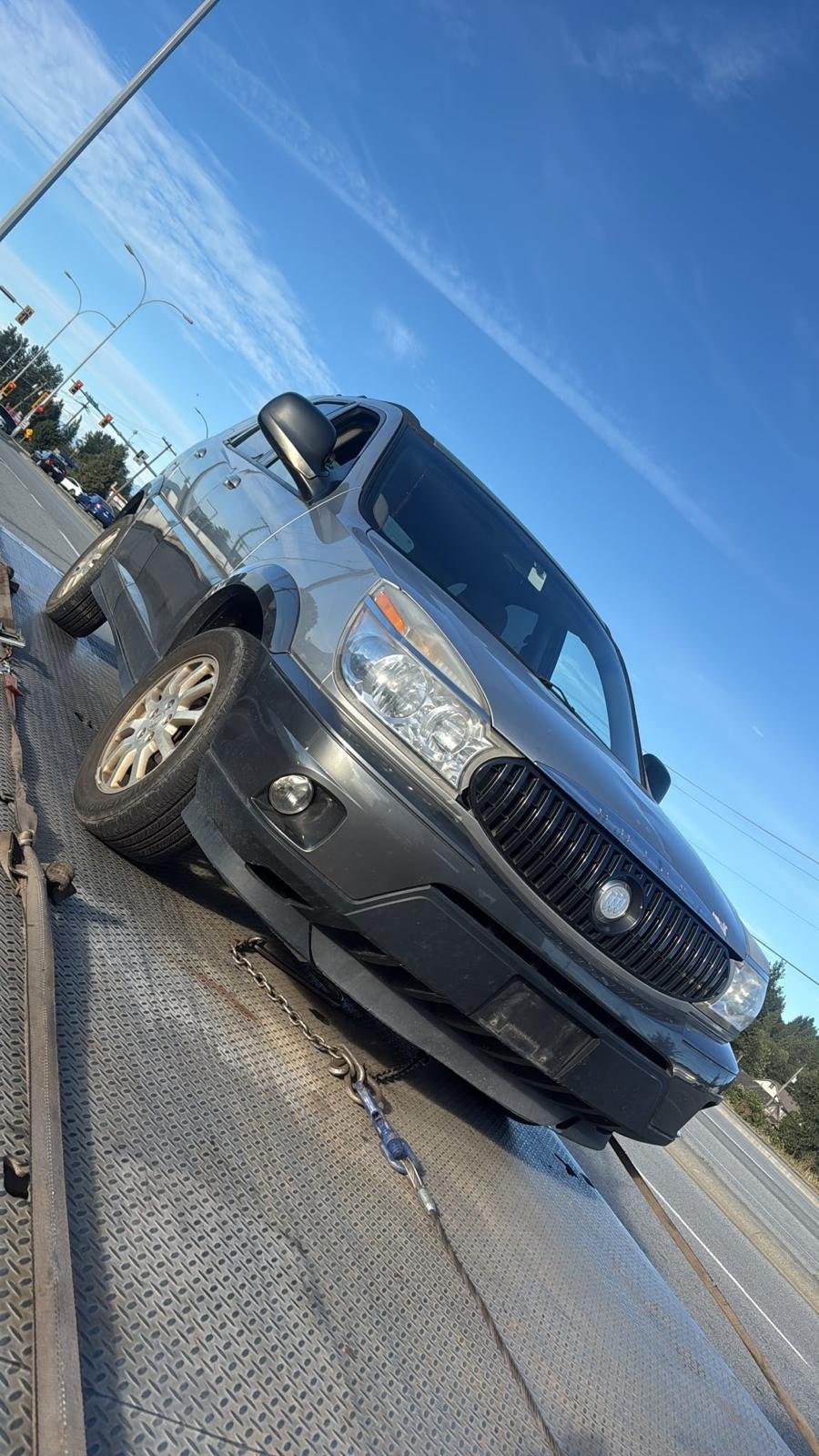 Cash For Cars Surrey tow truck picking up a car for cash in Cloverdale, Surrey